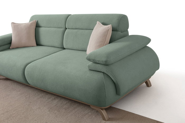 Atelier Del Sofa Bonjo Silver - Sea Green